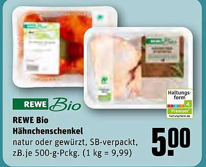 REWE Bio Hähnchenschenkel