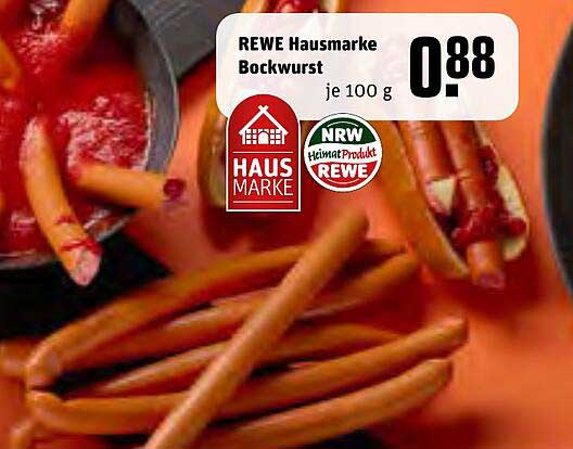 REWE Hausmarke Bockwurst