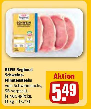 REWE Regional Schweine-Minutensteaks