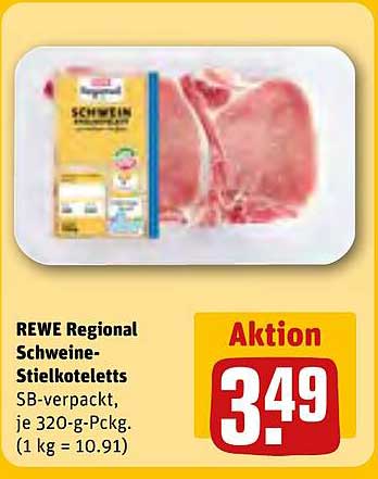 REWE Regional Schweine-Stielkoteletts