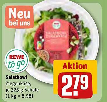 Salatbowl Ziegenkäse