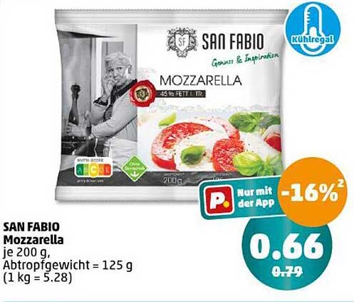 SAN FABIO Mozzarella