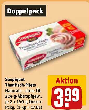 Saupiquet Thunfisch-Filets