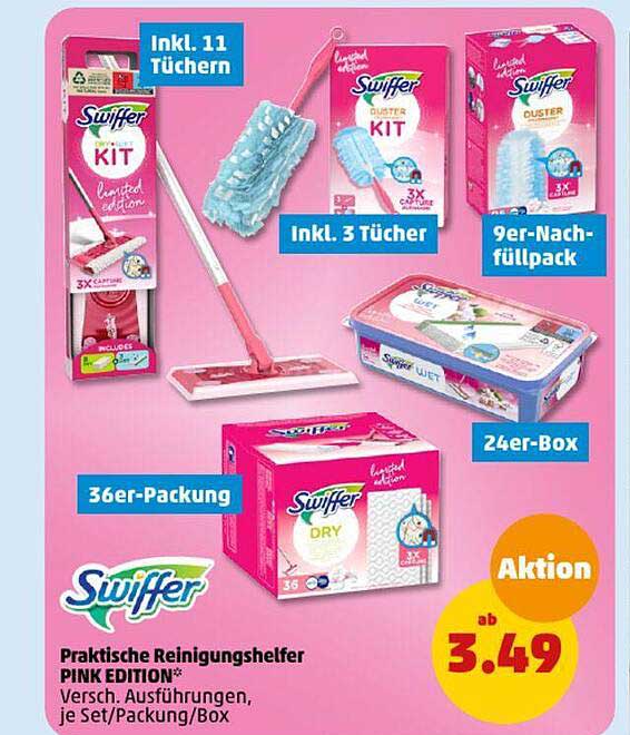 Swiffer Praktische Reinigungshilfer PINK EDITION