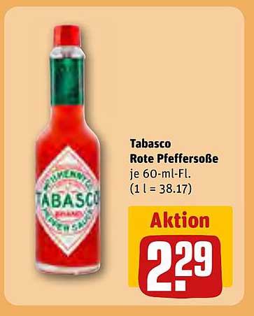 Tabasco Rote Pfeffersoße