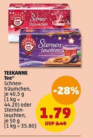 TEEKANNE Tee* Schnee-träumchen oder Sternen-leuchten