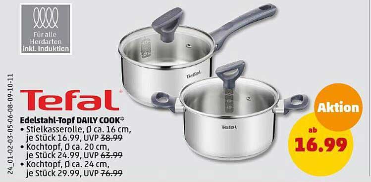 Tefal Edelstahl-Topf DAILY COOK*