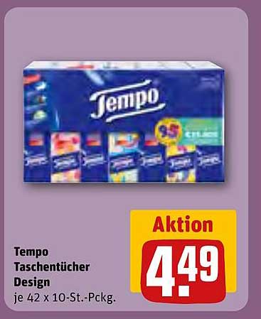 Tempo Taschentücher Design