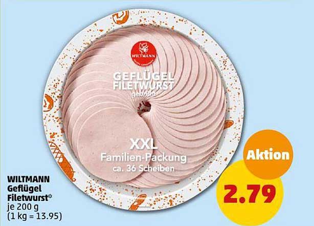 WILTMANN Geflügel Filetwurst XXL Familien-Packung