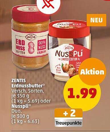 ZENTIS Erdnussbutter*