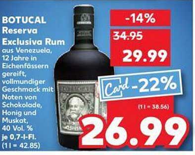 BOTUCAL Reserva Exclusiva Rum