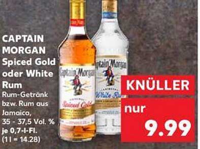 CAPTAIN MORGAN Spiced Gold oder White Rum