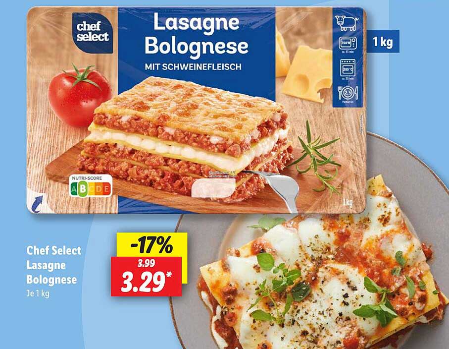 Chef Select Lasagne Bolognese