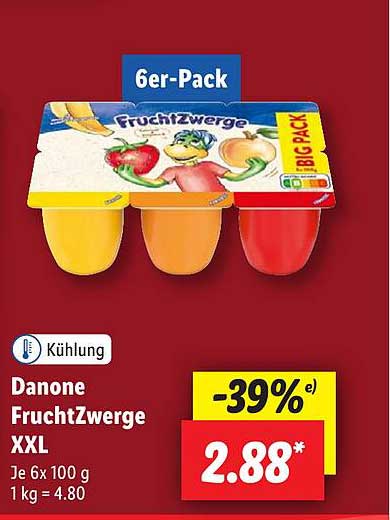 Danone FruchtZwerge XXL