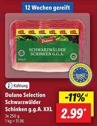 Dulano Selection Schwarzwälder Schinken g.g.A. XXL