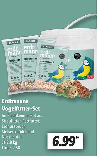 Erdtmanns Vogelfutter-Set