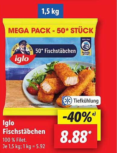 Iglo Fischstäbchen