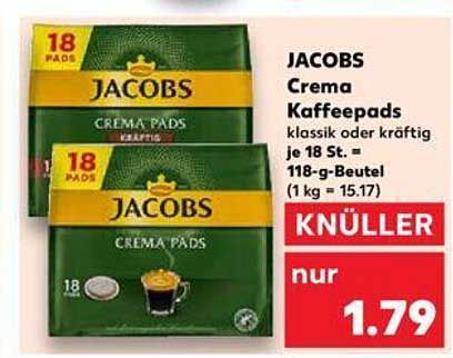 JACOBS Crema Kaffeepads