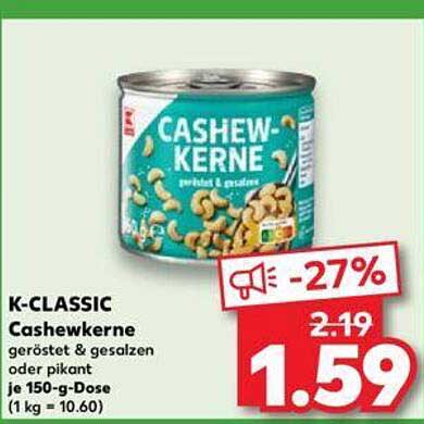 K-CLASSIC Cashewkerne