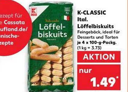 K-CLASSIC Ital. Löffelbiskuits