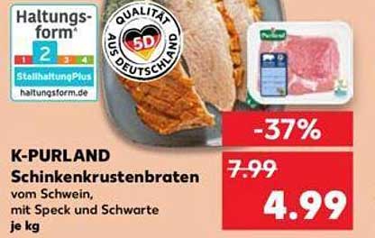 K-PURLAND Schinkenkrustenbraten vom Schwein