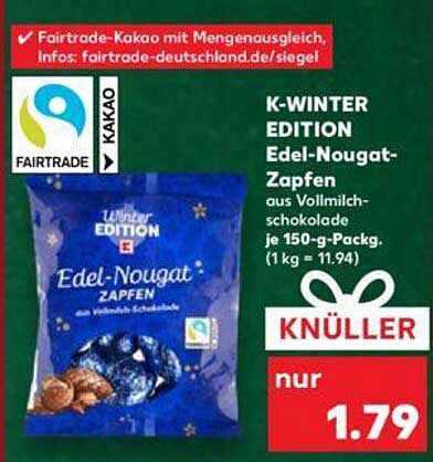 K-WINTER EDITION Edel-Nougat-Zapfen