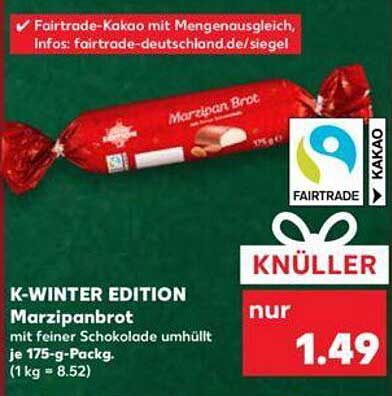 K-WINTER EDITION Marzipanbrot