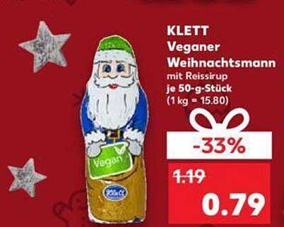 KLETT Veganer Weihnachtsmann