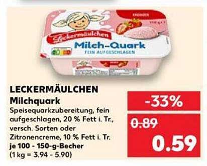 LECKERMÄULCHEN Milchquark