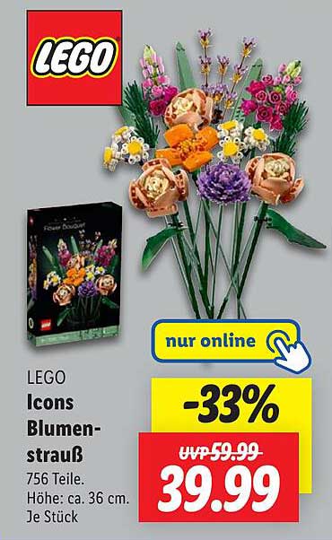 LEGO Icons Blumenstrauß