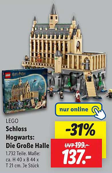 LEGO Schloss Hogwarts: Die Große Halle