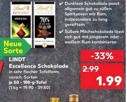 LINDT Excellence Schokolade