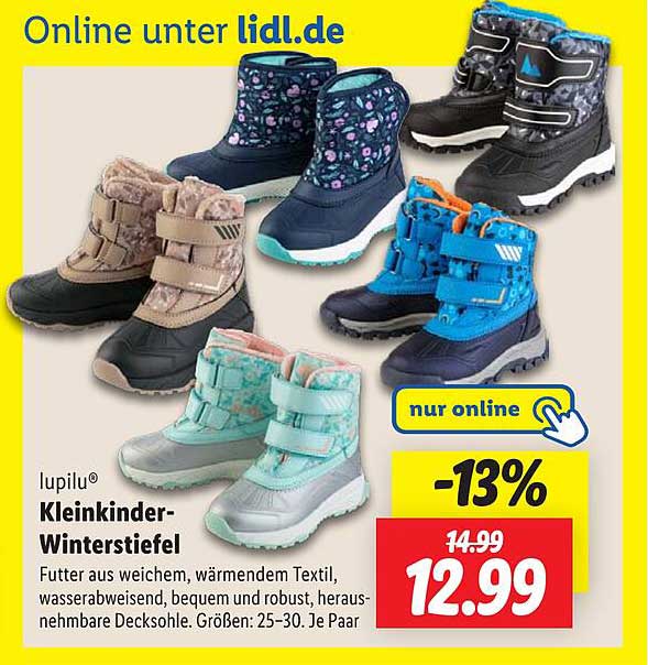 lupilu® Kleinkinder-Winterstiefel