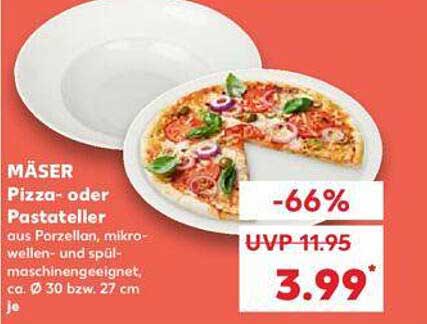 MÄSER Pizza- oder Pastateller