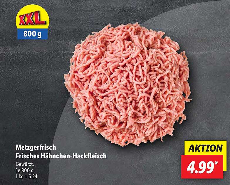 Metzgerfrisch Frisches Hähnchen-Hackfleisch