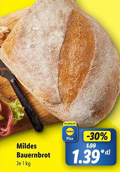 Mildes Bauernbrot