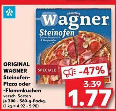 ORIGINAL WAGNER Steinofen-Pizza oder -Flammkuchen