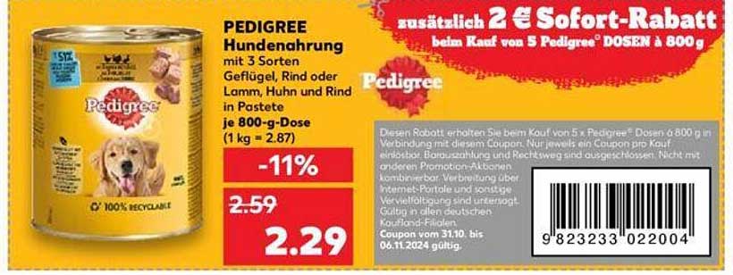 PEDIGREE Hundenahrung