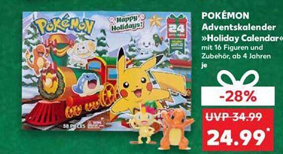 POKÉMON Adventskalender »Holiday Calendar«