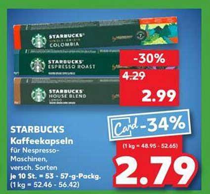 STARBUCKS Kaffeekapseln