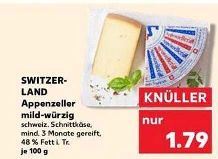 SWITZERLAND Appenzeller mild-würzig