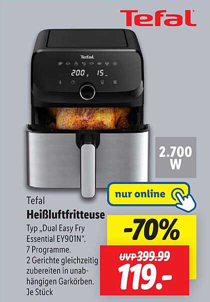 Tefal Heißluftfritteuse