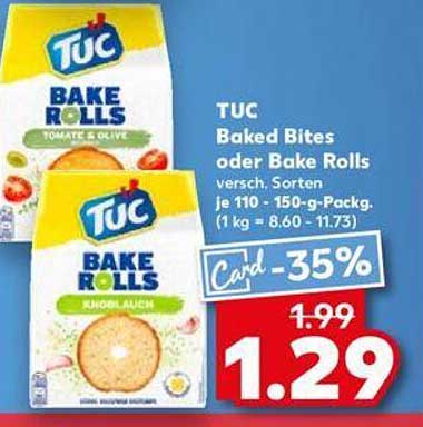 TUC BAKE ROLLS