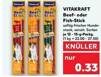 VITAKRAFT Beef- oder Fish-Stick