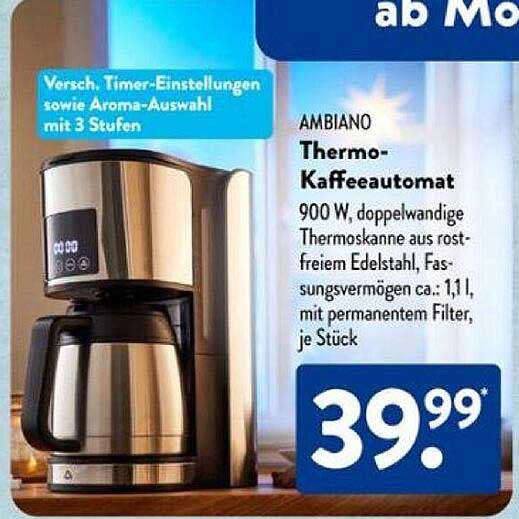 AMBIANO Thermo-Kaffeeautomat