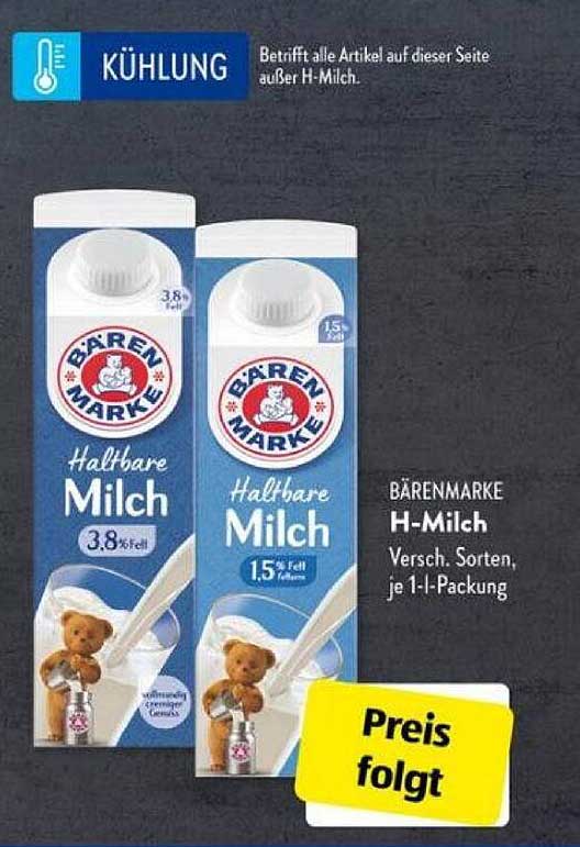 BÄRENMARKE H-Milch