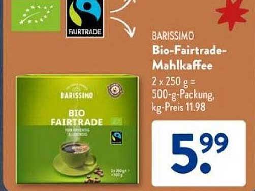 BARISSIMO Bio-Fairtrade-Mahlkaffee