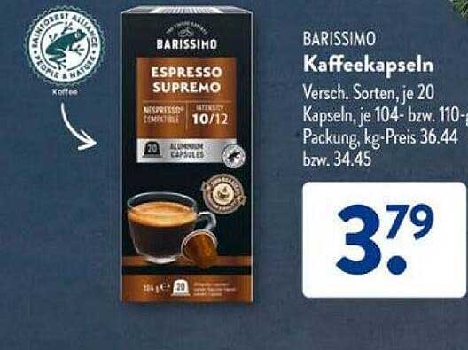 BARISSIMO Kaffeekapseln