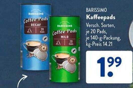 BARISSIMO Kaffeepads