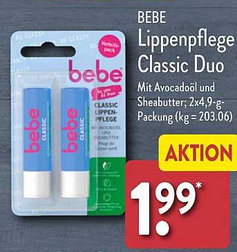 BEBE Lippenpflege Classic Duo